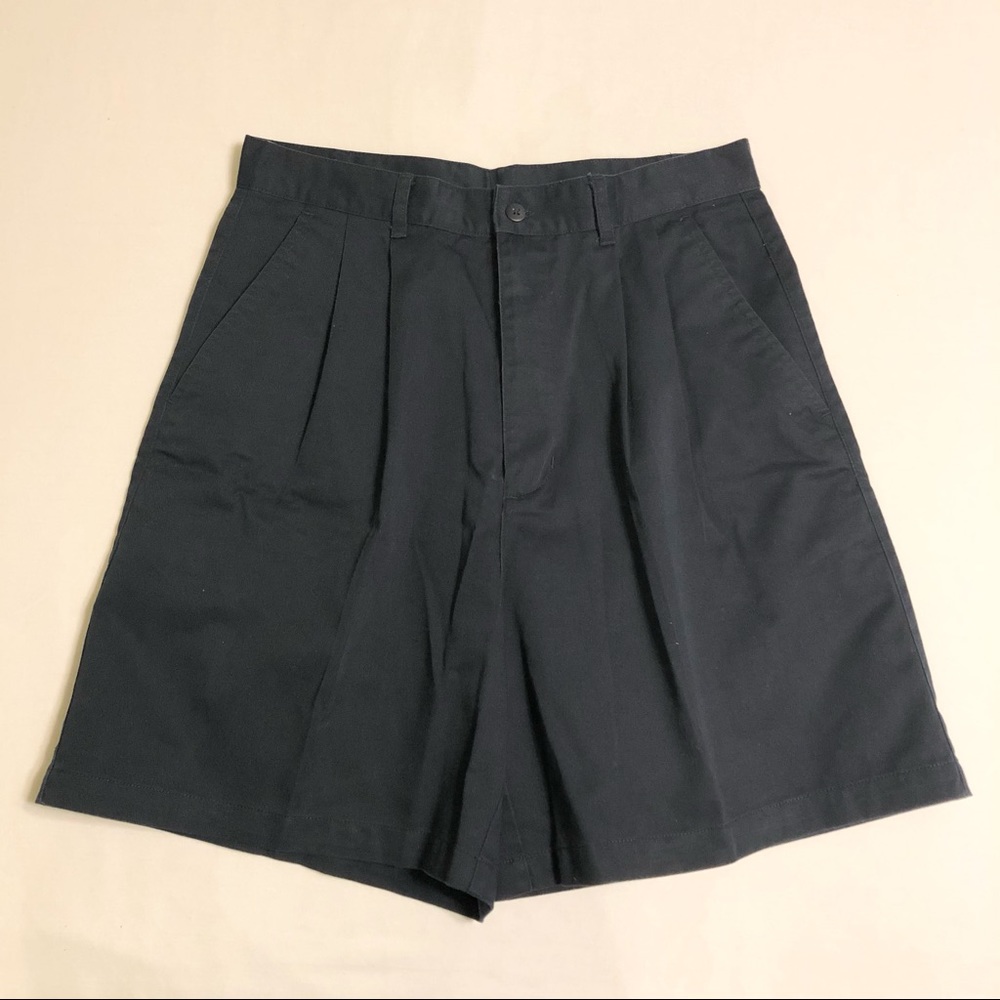 Premier International Navy High Rise Pleated Short